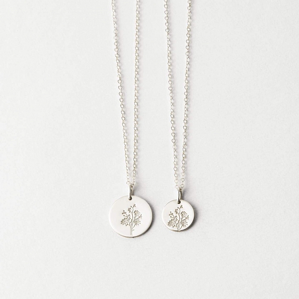 Aster Flower Necklace PW843