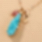 Two-Layer Water Drop Pendant Necklace PW934