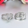 Luxury Silver Ring Set PWB250