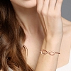  Personalized Infinity Symbol 2 Names Bracelet PW908