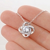 Unbiological Sister - Friendship Knot Necklace  PWB159