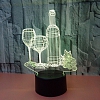 3D  Bottle Illusion Lamp Gift 7/16 Colors PW553