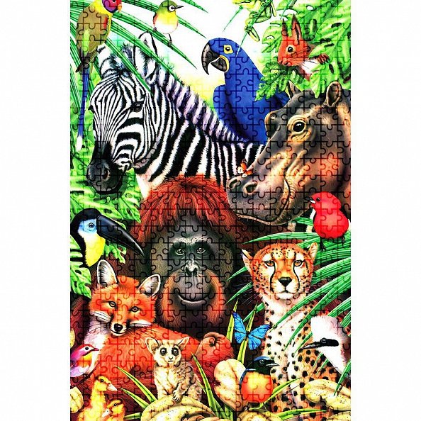 1000pcs Happy Animals Jigsaw Puzzle (69x51cm) PW577