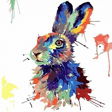 Animal Rabit Paint By Numbers Kits For Beginners PW174
