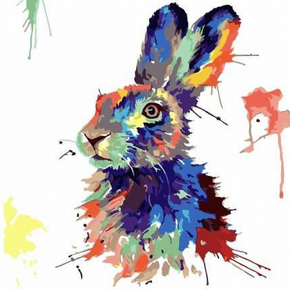 Animal Rabit Paint By Numbers Kits For Beginners PW174