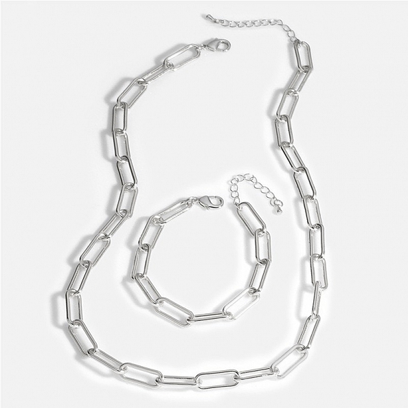 Cuba's chain choker necklace PWB094