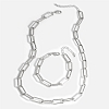 Cuba's chain choker necklace PWB094