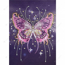 DIY Crystal Rhinestone Diamond Painting - Butterfly PW714