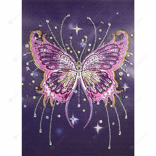 DIY Crystal Rhinestone Diamond Painting - Butterfly PW714
