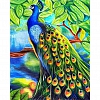 DIY Paint By Number Kits-Peacock (40*50 CM) PW619