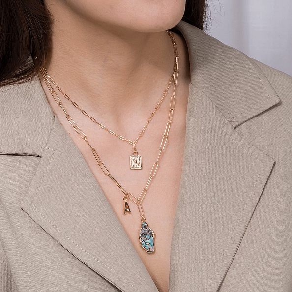 Multi-Layer Shell Necklace PW933