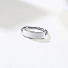 Minimalist signet ring personalized with name PW860