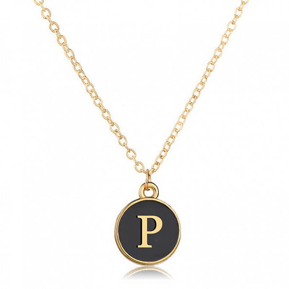 Initial Letter Pendant Necklace PW888