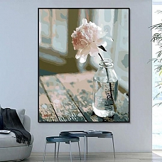 Flower Bottle Flower Paint By Numbers Kits PW125