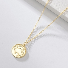 925 Sterling Silver Constellation Zodiac Pendants Necklaces PWB017