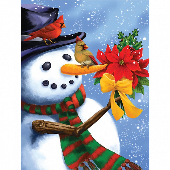 Snowman No.3 Full Drill 5D Diamond Painting Kit PW370