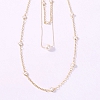 Multilayer Pearl Clavicle Necklace PWB015