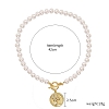 Pearl and coin necklace PW940