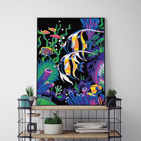 DIY Paint By Numbers Kit(40x50cm) Freedom Fish- PW753