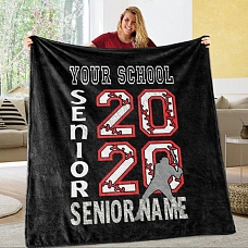 Personalized Graduation Fleece Blanket for Class Of 2020 PW276