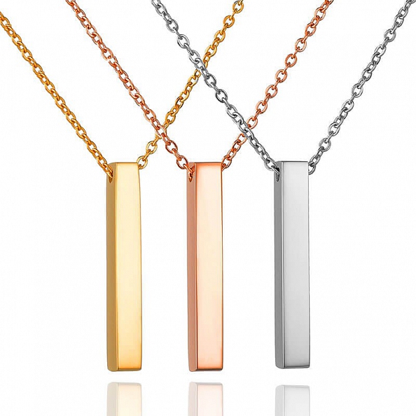 Custom Name Bar Necklace PW900