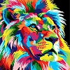 Lion Paint By Numbers Kits PW104
