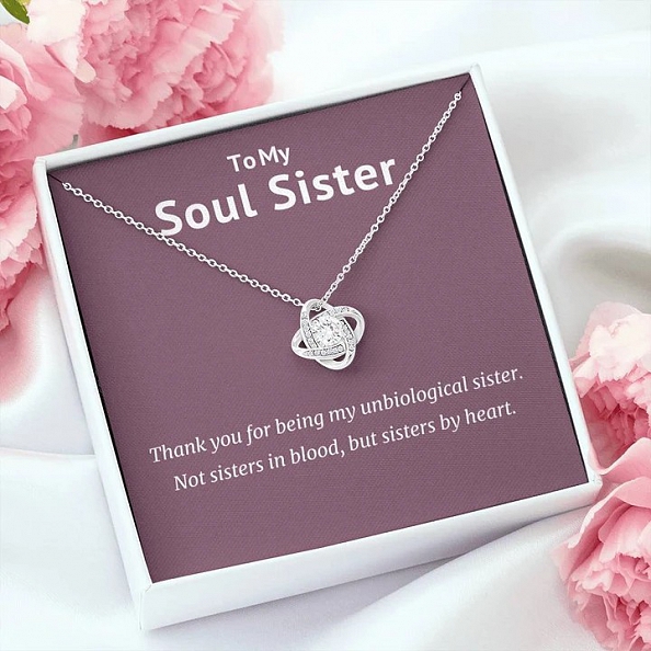 To My Soul Sister Necklace PWB204