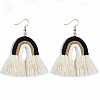 Colorful tassel earrings PWB226