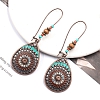 Vintage Boho India Ethnic Water Drip Hanging Dangle Drop Earrings PWB090