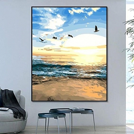 Landscape Beach Paint By Numbers Kits PW368