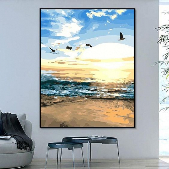 Landscape Beach Paint By Numbers Kits PW368