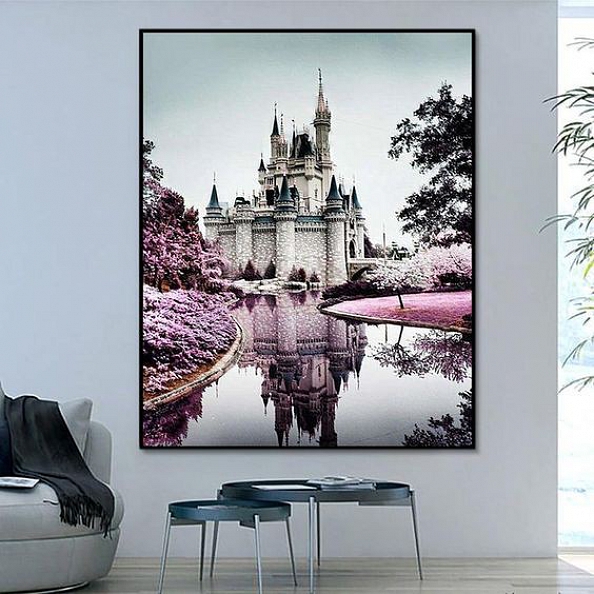 Landscape Castle Paint By Numbers Kits PW352