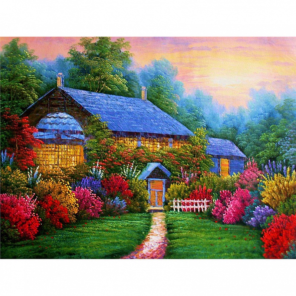 Peachful Cabin  Full Drill 5D Diamond Painting Kit PW481