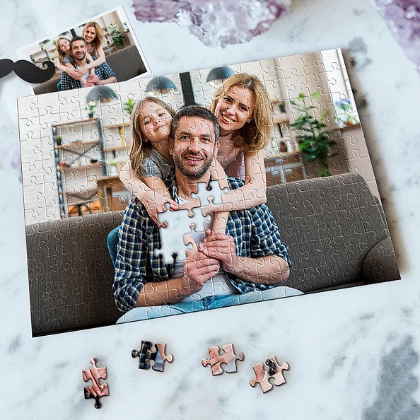 Custom Photo Jigsaw Puzzle Best Indoor Gifts 35-1500 pieces PW350 