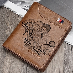 Custom Photo Wallet Sketch PW185