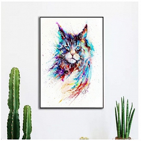 Cute Cat Full Drill 5D Diamond Painting Kit PW492