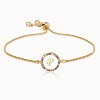Colorful Rainbow Zircon 26 Letter Bracelet   PW881