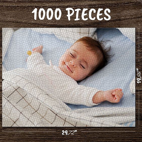 Custom Collage Photo Jigsaw Puzzle Lovely Baby PW229
