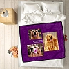 Custom Pet Photo Collage Blanket With 3 Photos PW517