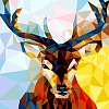 Animal Deer Paint By Numbers Kits PW105