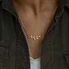 BE-LEAF IN YOURSELF LIKE I DO Tree Leaf Necklace PWB474