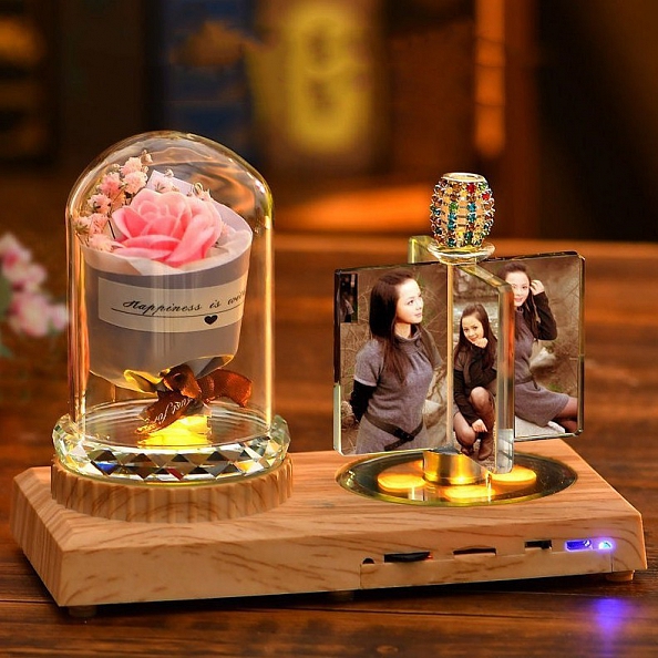 Custom Photo Rose Lamp Bluetooth PW299